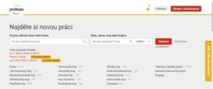 Jak hledat nabídky na inzertních serverech jako Profesie.cz.